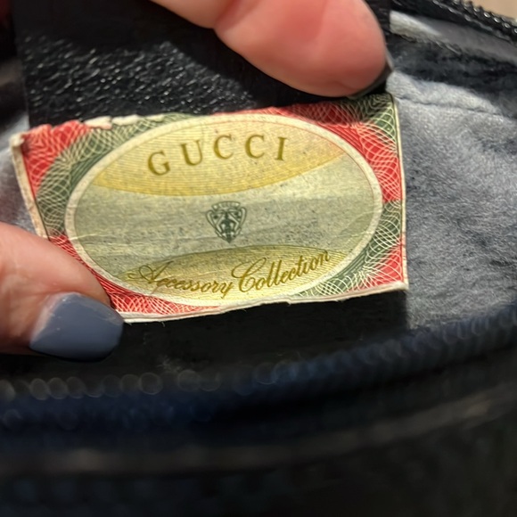 Vintage Gucci Ophidia Navy Monogram  Crossbody Bag Purse - Picture 8 of 9